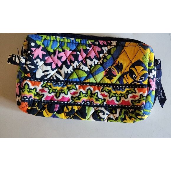 VERA BRADLEY Medium Cotton Cosmetic Case Rio Pattern Multicolor - Picture 2 of 8